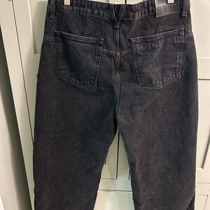 Free People Charcoal Boyfriend Jeans